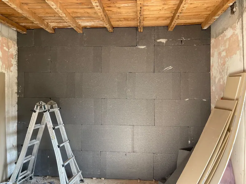Isolamento termico interno con pannelli in EPS – lavori Edil Driza