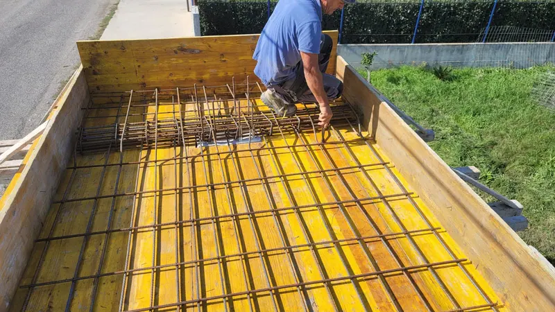 Armatura per getto in cemento armato – lavori Edil Driza